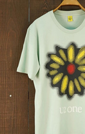 U2 One Regular Fit Mint Kısa Kollu Tshirt