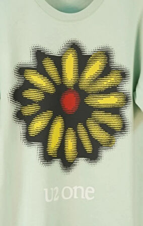 U2 One Regular Fit Mint Kısa Kollu Tshirt