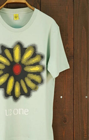 U2 One Regular Fit Mint Kısa Kollu Tshirt
