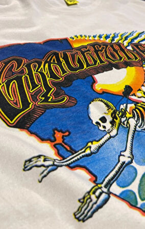 The Graceful Dead Surfer Oversize Kısa Kollu Off White TShirt