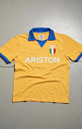 Juventus FC 1984/85 Sarı Futbol Forması