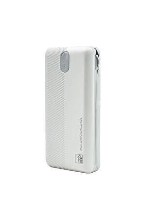 kablolu power bank 20bin mah PD fast charging (Mic+Type-C+Lighti Kablolu+10w Hızlı Sarj+Lityum-Lion)
