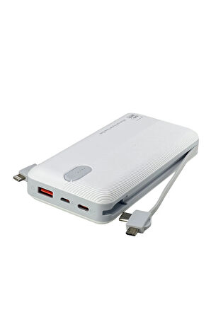 iphone-xiaomi-Huawei-Oppo-Reader,şarj girişli kablolu powerbank 20binlik hızlı şarj PD-10W HIZLI