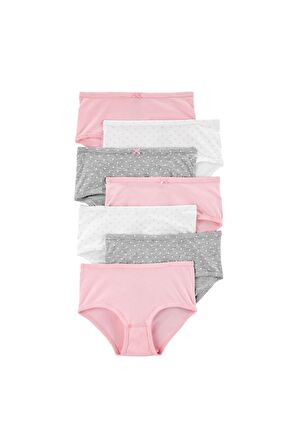 Carter's Kız Çocuk 7'li Külot Set Çok Renkli