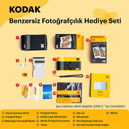 Kodak Mini 2 ERA Sarrı 2.1X3.4 + 60 Yaprak + Aksesuar Kiti