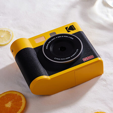 Kodak Mini Shot 4 ERA Sarı 4X4 Filmli Fotoğraf Makinesi