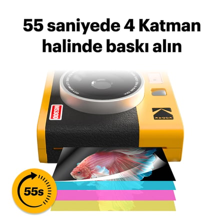 Kodak Mini Shot 3 ERA Filmli Fotoğraf Makinesi + 30'lu Baskı Seti