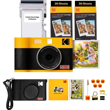 Kodak Mini Shot 2 ERA Sarı 2.1X3.4 + 60 Yaprak + Aksesuar Kiti