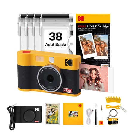 Kodak Mini Shot 2 ERA Sarı 2.1X3.4 + 30 Yaprak + Aksesuar Kiti