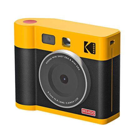 Kodak Mini Shot 4 ERA Sarı 4X4 + 60 Yaprak + Aksesuar Kiti