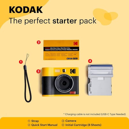 Kodak Mini 3 Era Siyah Fotoğraf Makinesi - OUTLET