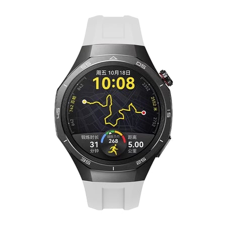 Gpack Huawei Watch GT 5 Pro 46mm Kordon Metal Tokalı Klasik Silikon Strap Kayış KRD130