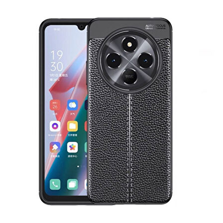 Gpack Xiaomi Redmi 14C 4G Kılıf Niss Silikon Deri Görünümlü