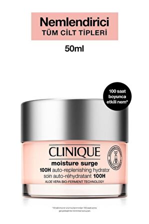 Clinique Moisture Surge 100 Saat Etkili Nemlendirici Canlandırı Etki Cilt ve Göz Bakım Kremi 50+15ml