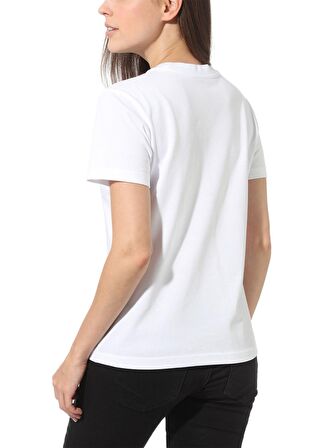 Vans O Yaka Baskılı Beyaz Kadın T-Shirt VN0A3UP4WHT1 FLYIN