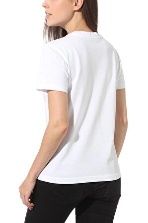 FLYING V CREW TEE Beyaz Kadın Kısa Kol T-Shirt