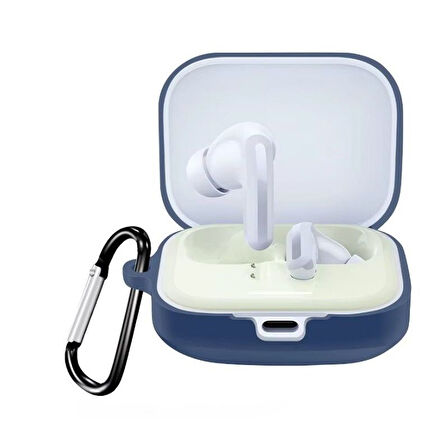 Gpack Xiaomi Redmi Buds 5 Uyumlu Kılıf Mat Kancalı Silikon SF13