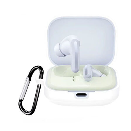 Gpack Xiaomi Redmi Buds 5 Uyumlu Kılıf Mat Kancalı Silikon SF13