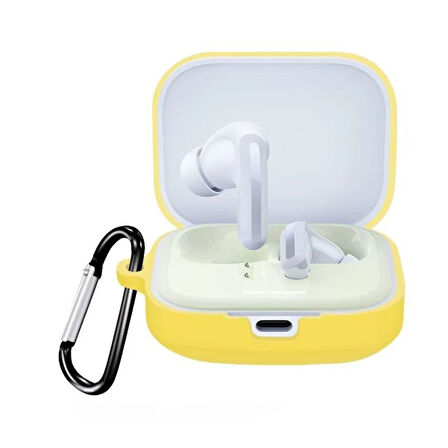 Gpack Xiaomi Redmi Buds 5 Uyumlu Kılıf Mat Kancalı Silikon SF13