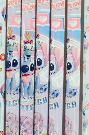 DEKOMUS İLE LİSANSLI STITCH 12 ADET SİLGİLİ KURŞUN KALEM