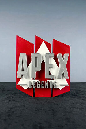 Apex Legends Logo Figür - Koleksiyonluk Masa Aksesuarı