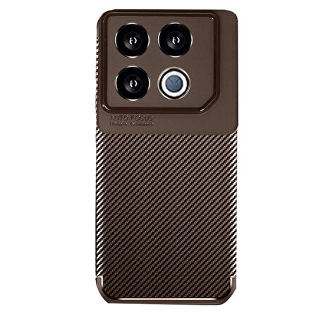 Gpack İnfinix GT 20 Pro Kılıf Negro Karbon Kamera Korumalı Silikon
