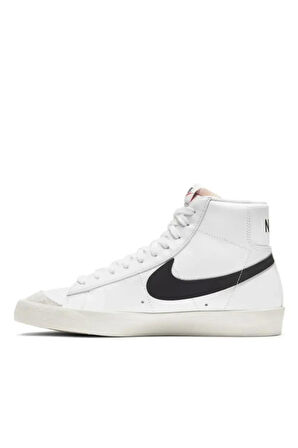 Nike Blazer Mid '77 Vintage Erkek Beyaz Deri Günlük Spor Ayakkabı ( DAR KALIP )