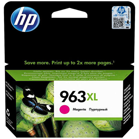 Hp 963XL-3JA28AE Kırmızı Orijinal Kartuş Yüksek Kapasiteli