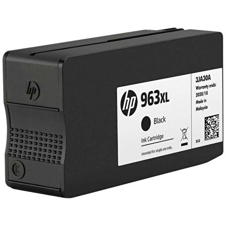 Hp 963XL-3JA30AE Siyah Orijinal Kartuş Yüksek Kapasiteli