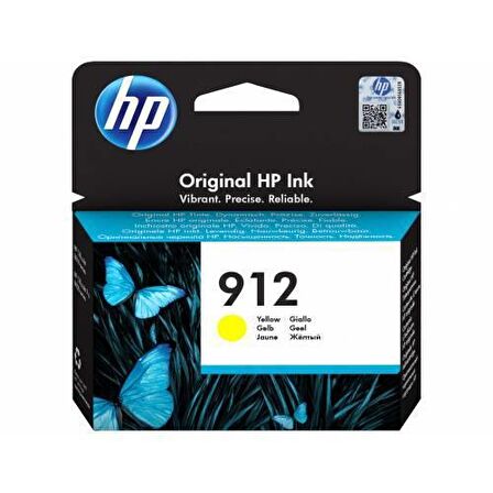 HP NO 912 Sarı Kartuş
