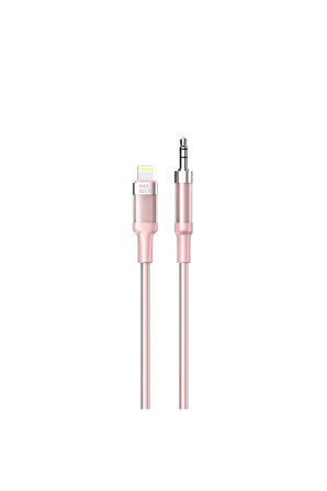 Lightning Aux Kablosu|iPhone 15, Samsung, Xiaomi Uyumlu | Araç Hoparlör Kulaklık Kablosu(Siyah)Renk
