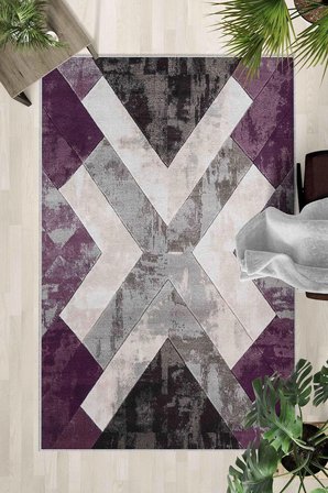Kaymaz Taban Yıkanabilir Halı – Mutfak, Salon, Yatak Odası için Modern Dijital Baskı Halı (SLNHALI26