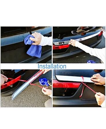 Renault Clio 2 Symbol Krom Alt Bagaj Çıtası 1999-2009 P.Çelik