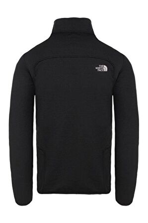 Quest Tam Fermuarlı Erkek Sweatshirt Siyah