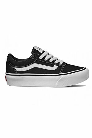 VANS Bayan Ayakkabı VN0A4UUV1871 MY Ward Platform (Canvas) Black/White