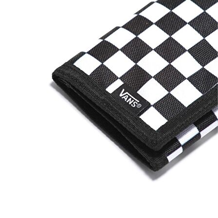 Vans Slipped Kumaş Para Cüzdanı Black/White Check VN000C3HU0I