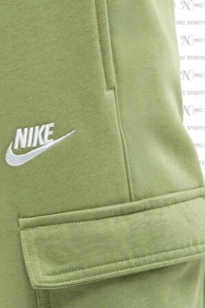 Nike Sportswear Clup Fleece Standart Kesim Erkek Kargo Spor Eşofman Altı