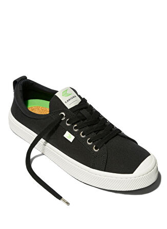 Siyah Kadın Lifestyle Ayakkabı 100103B01W - OCA Low Canvas Sneaker