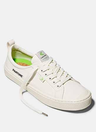 Beyaz Kadın Kanvas Lifestyle Ayakkabı 100103W14W-Oca Low Canvas - Pantone