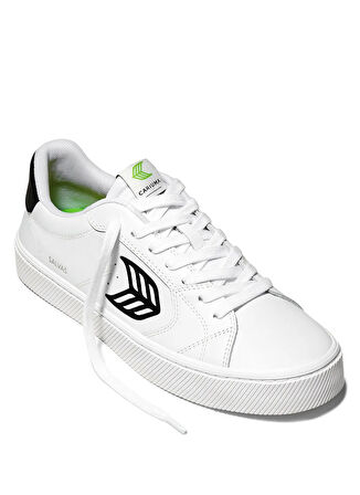 411301W21W-Salvas Leather Kadın Beyaz Deri Lifestyle Ayakkabı