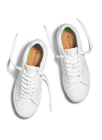 Cariuma 411301W26W-SALVAS Leather Sneaker Beyaz Deri Kadın Lifestyle Ayakkabı