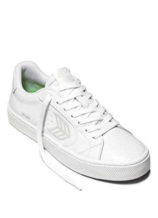 Cariuma 411301W26W-SALVAS Leather Sneaker Beyaz Deri Kadın Lifestyle Ayakkabı