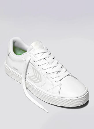 Beyaz Kadın Deri Lifestyle Ayakkabı 411301W24W-Salvas Leather