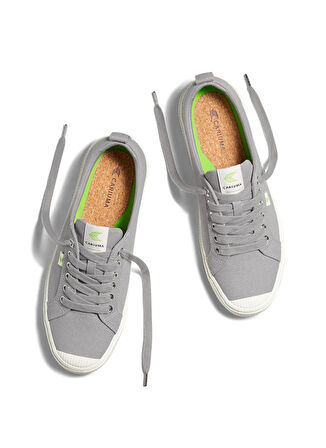 Cariuma 100103G20M - OCA Low Canvas Sneaker Açık Gri Erkek Lifestyle Ayakkabı