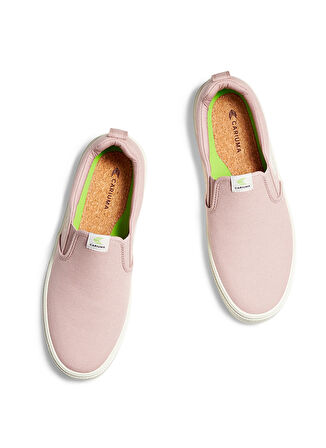 Pembe Kadın Kanvas Lifestyle Ayakkabı 450703R06W-Slip-on Canvas