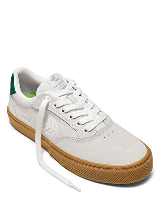 Açık Gri Kadın Deri Lifestyle Ayakkabı 511802W1DW - NAIOCA Suede Off-White