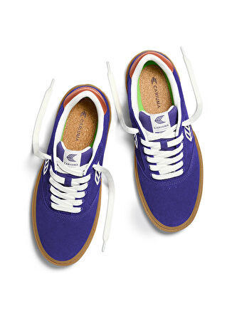 511802U53W - NAIOCA Suede Off-White Mor Deri Kadın Lifestyle Ayakkabı