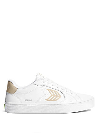 Cariuma 411301W1KW-SALVAS Leather Sneaker Beyaz Deri Kadın Lifestyle Ayakkabı