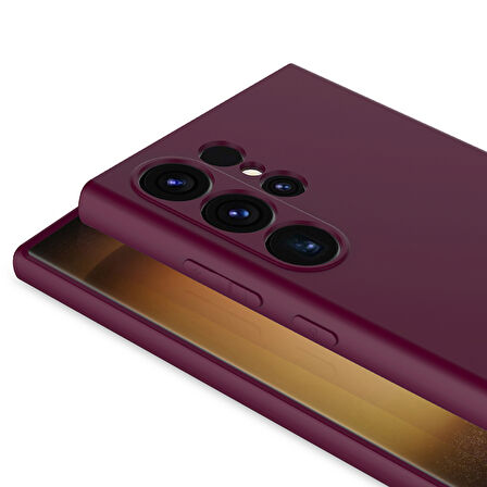 Gpack Samsung Galaxy S25 Ultra Kılıf Mara Lansman Soft Silikon İçi Kadife