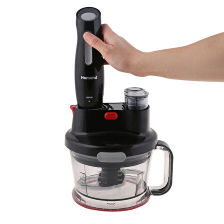 Homend Functionall 2840H Mutfak Robotu Siyah